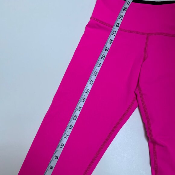 Lululemon Pink Cropped Leggings size small - Picture 3 of 4